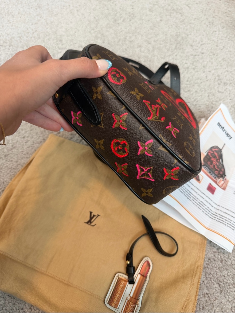 Louis Vuitton Fall In Love Sac Coeur Monogram Crossbody! - Picture 2 of 5